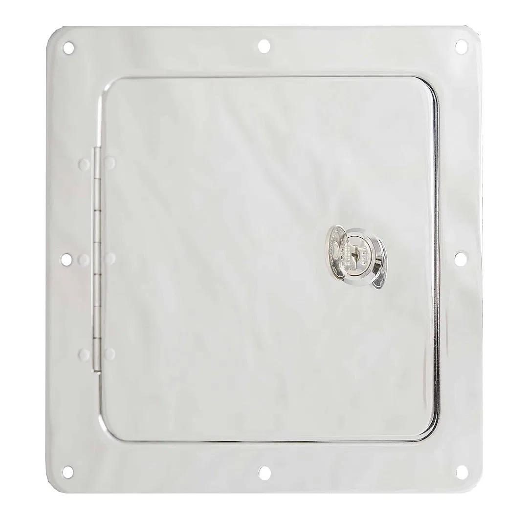 48-979010 – ULTRA FAB Access Door, 5 Inch Length x 5 Inch Width Door 8 Inch Length x 7 Inch Width Frame Stainless Ste...
